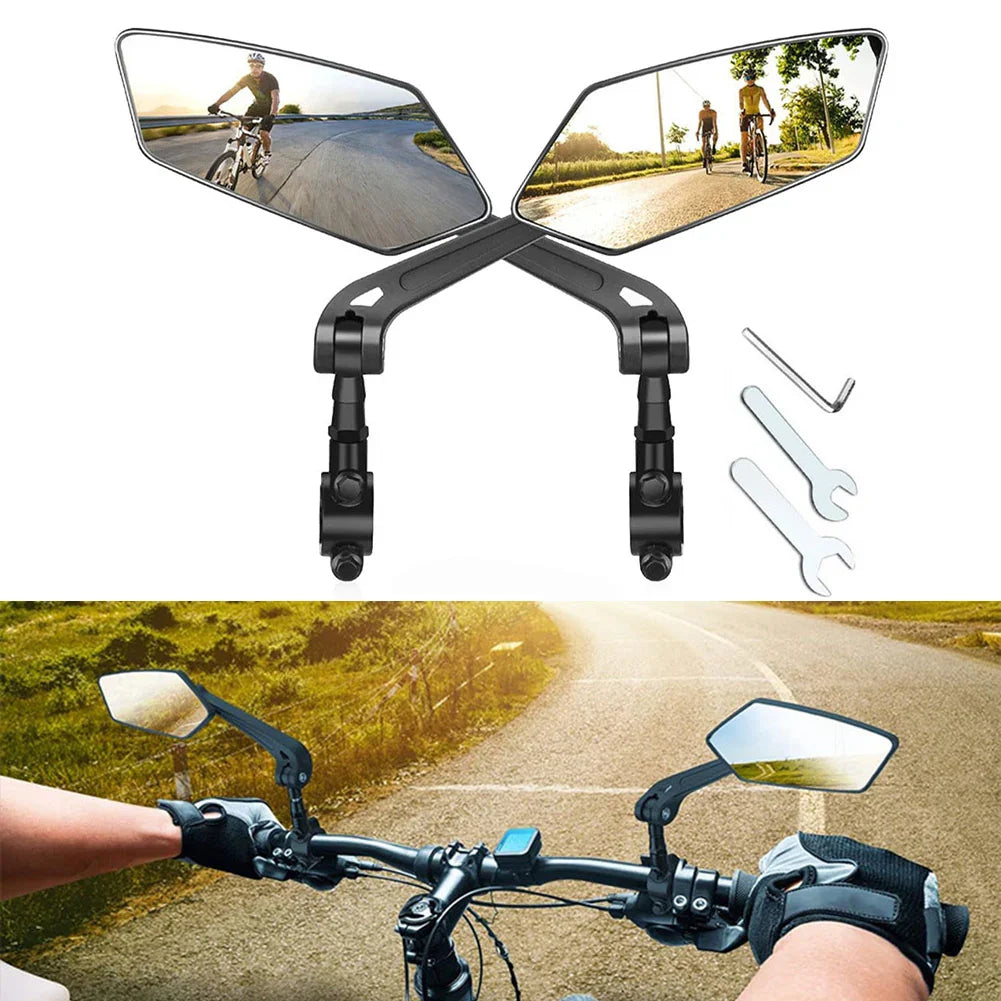 HD Bike Mirrors (2-Pack) – See Every Blind Spot