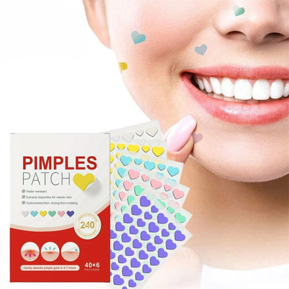 240-Pack Cute Pimple Patches – Discreet Coverage, Cute Confidence