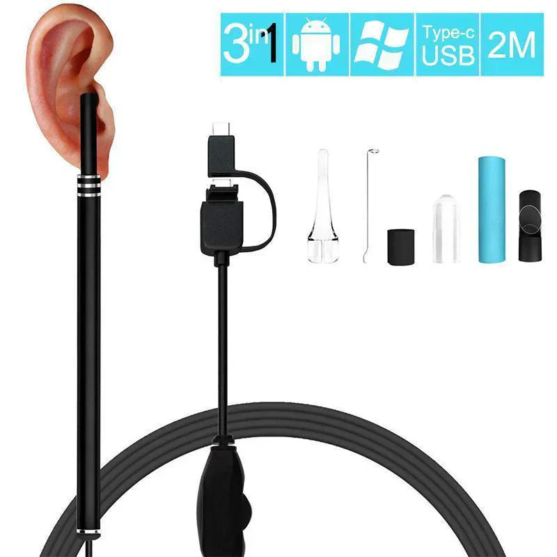 3-in-1 Ear Cleaning Endoscope – See What You're Doing, Clean with Confidence