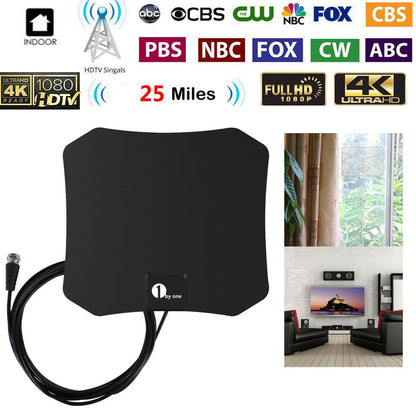 HD Indoor TV Antenna – Crystal Clear Reception, No Subscription
