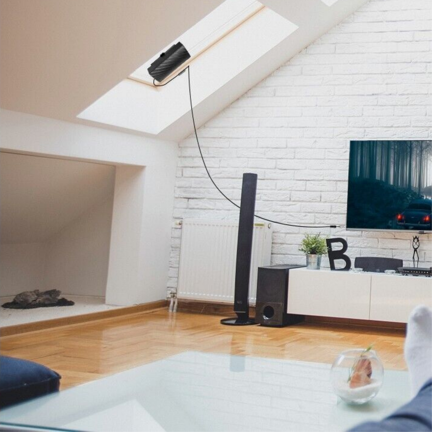 HD Indoor TV Antenna – Crystal Clear Reception, No Subscription