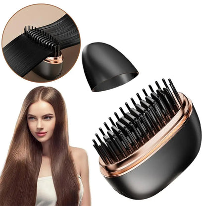 Cordless Ceramic Hair Straightener Comb – Style Your Hair Anywhere