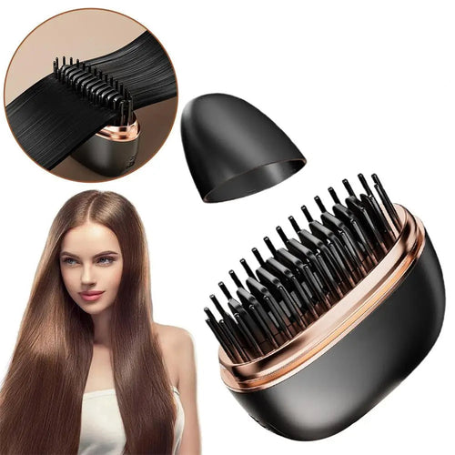Cordless Ceramic Hair Straightener Comb – Style Your Hair Anywhere