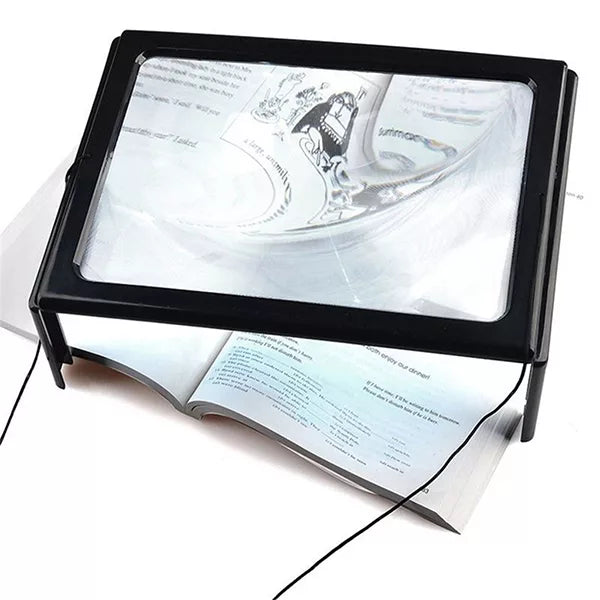 3x Magnifying Glass with LED Light – Rediscover the Joy of Reading