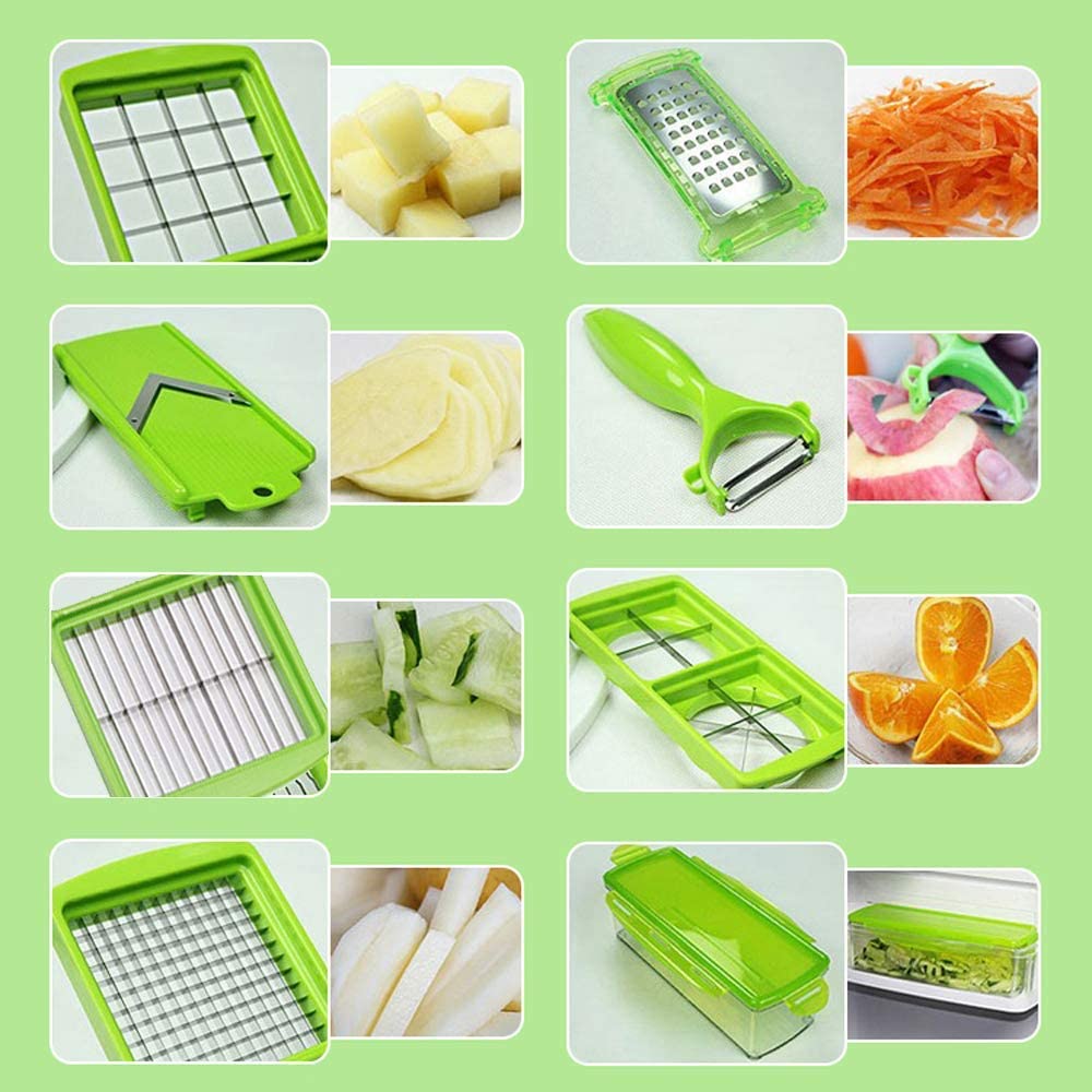 12-in-1 Multifunctional Vegetable Cutter – Cut Prep Time, Not Corners