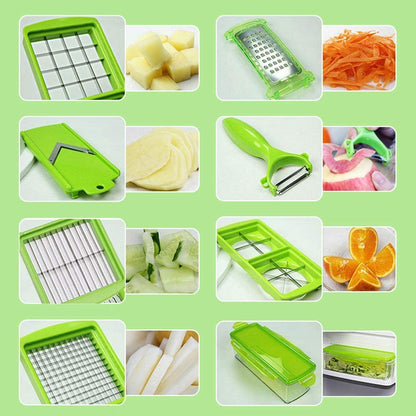 12-in-1 Multifunctional Vegetable Cutter – Cut Prep Time, Not Corners
