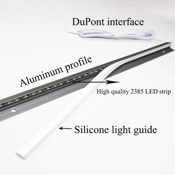 45° LED Under-Cabinet Lighting Bars – Sleek, Hidden Illumination