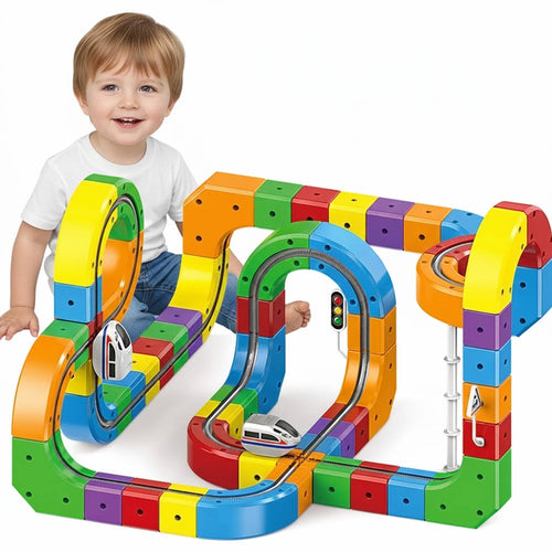 Magnetic Train Track Toy – Build, Connect & Play Endlessly