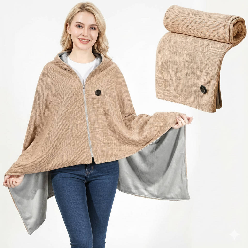 Portable Heated Shawl Blanket – Warmth That Goes Everywhere You Do