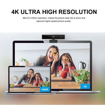 4K Ultra HD Webcam – Look Sharp on Every Call