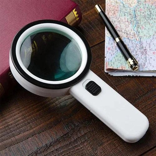 30x Optical Magnifier with LED Light – Read Every Detail with Ease