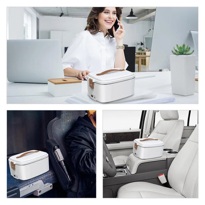 3-in-1 Electric Lunch Box – Hot Meals Anywhere, Car or Office