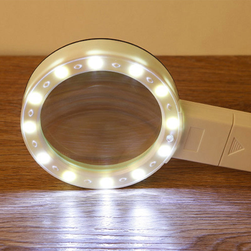 30x Optical Magnifier with LED Light – Read Every Detail with Ease