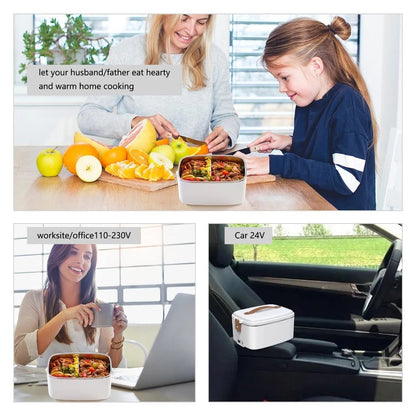 3-in-1 Electric Lunch Box – Hot Meals Anywhere, Car or Office