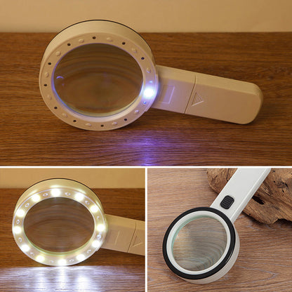 30x Optical Magnifier with LED Light – Read Every Detail with Ease