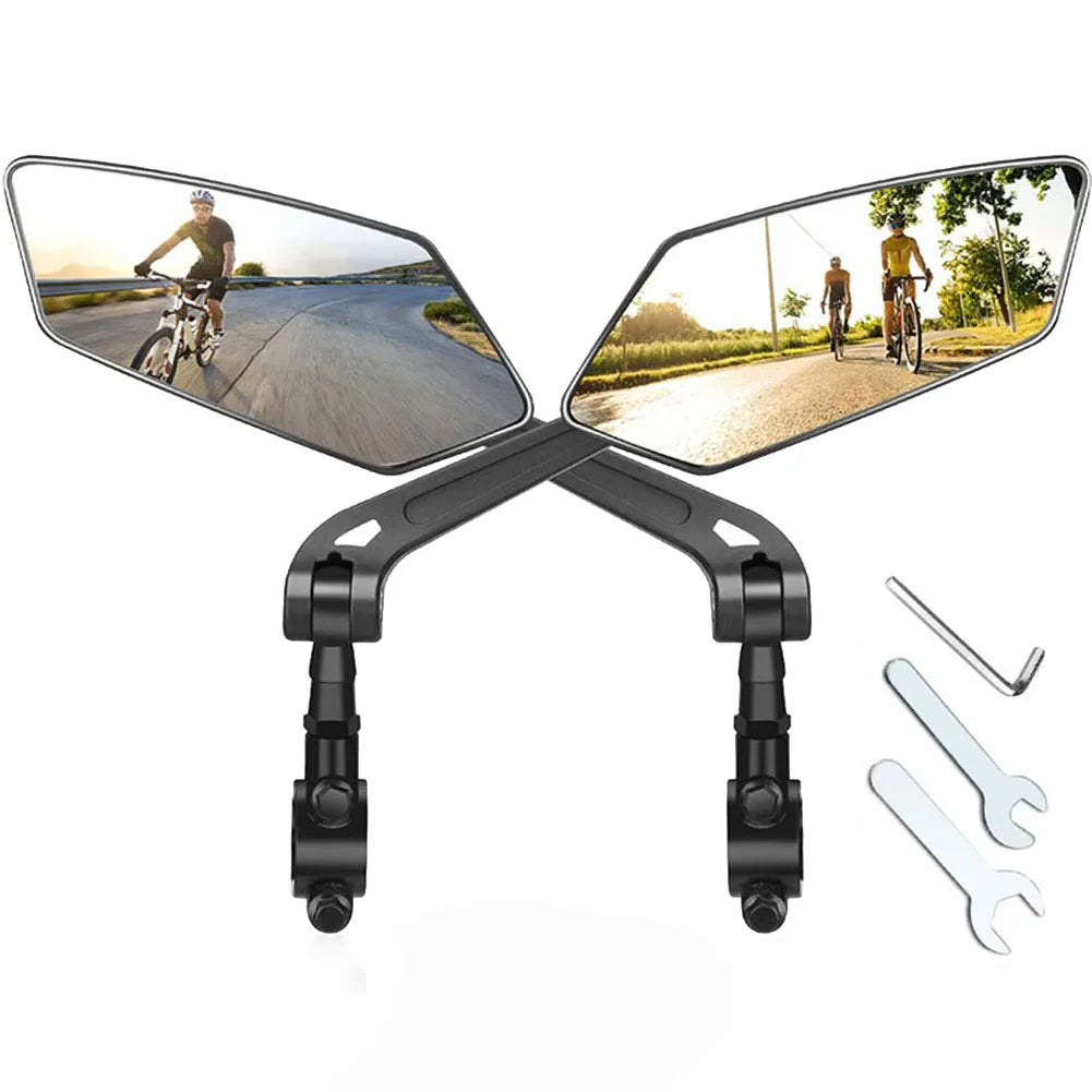 HD Bike Mirrors (2-Pack) – See Every Blind Spot