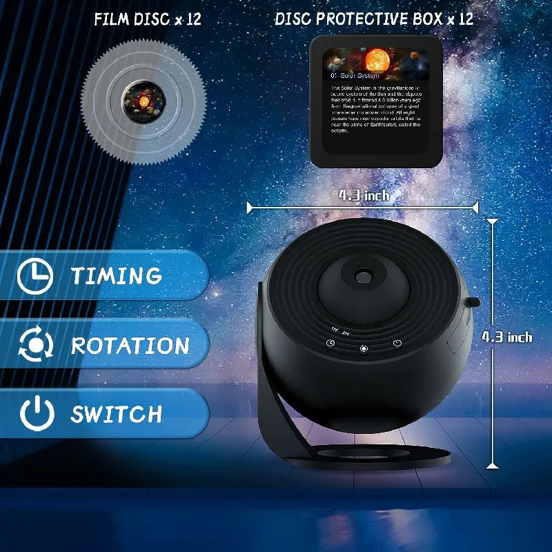 360° Galaxy Projector – Turn Your Room into a Starry Sky