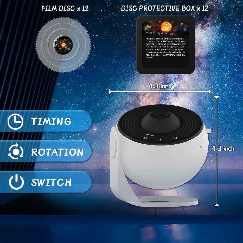 360° Galaxy Projector – Turn Your Room into a Starry Sky