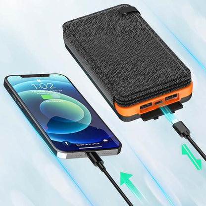 25,000mAh Solar Power Bank – Quick-Charge Power Anywhere, Anytime
