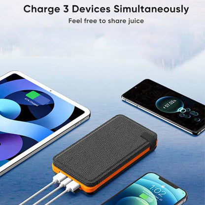 25,000mAh Solar Power Bank – Quick-Charge Power Anywhere, Anytime