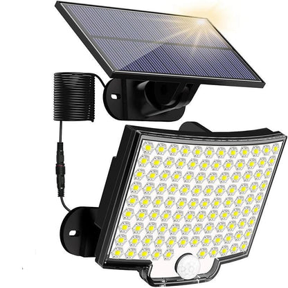 106-LED Solar Motion Sensor Light – Bright Security, Zero Wiring