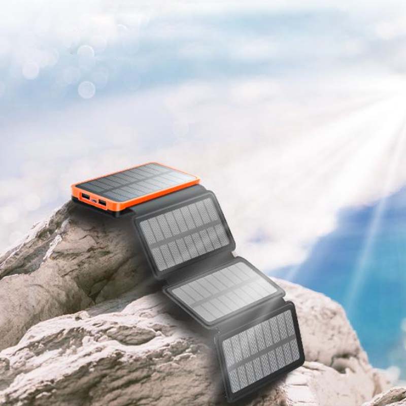 25,000mAh Solar Power Bank – Quick-Charge Power Anywhere, Anytime