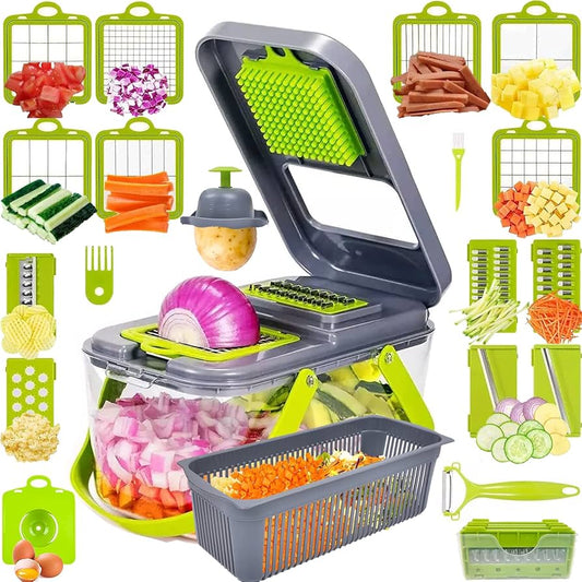 18-in-1 Vegetable Slicer – Prep Faster, Stress Less