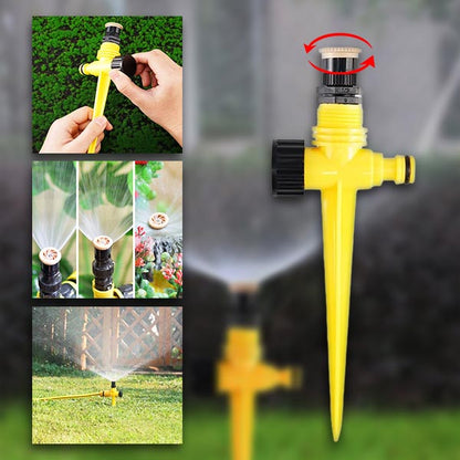 360° Garden Sprinkler – Even Watering Coverage, Zero Effort