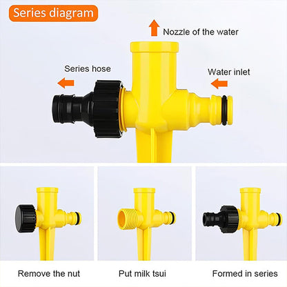 360° Garden Sprinkler – Even Watering Coverage, Zero Effort