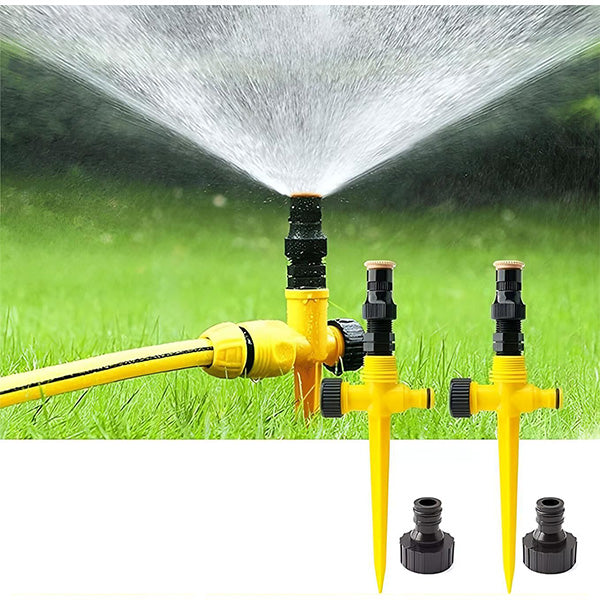 360° Garden Sprinkler – Even Watering Coverage, Zero Effort