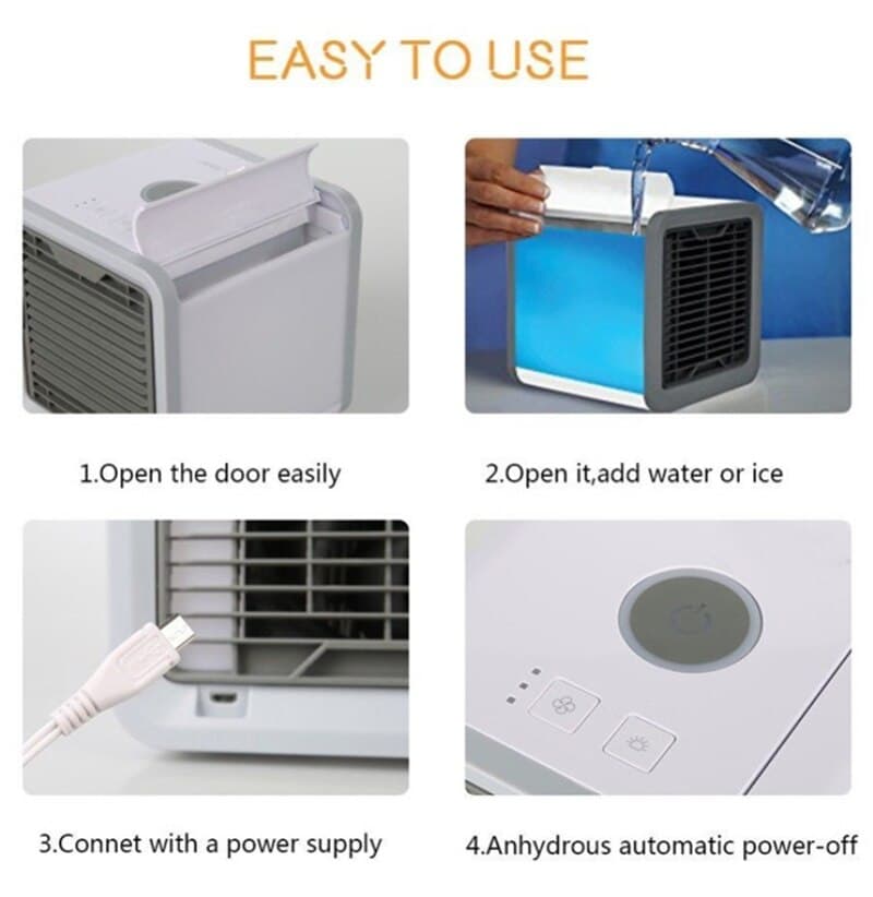 3-in-1 Mobile Air Conditioner – Cool, Humidify & Purify in One