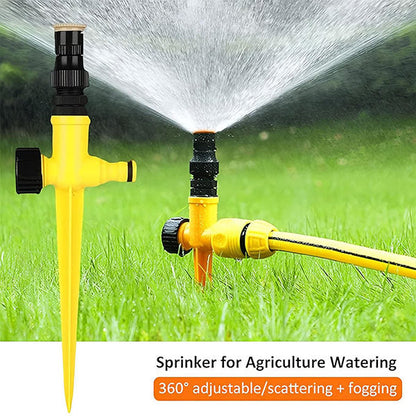 360° Garden Sprinkler – Even Watering Coverage, Zero Effort