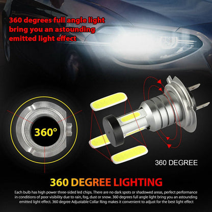 4x H7 LED Headlight Bulb Kit – Brighter Roads, Safer Nights