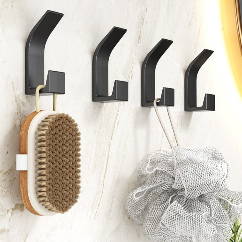 Self-Adhesive Wall Hooks for Coats (5-Pack) – No Drilling, No Damage