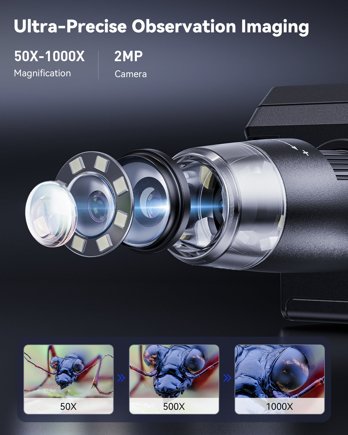 4.3" Digital Soldering Microscope – See Every Detail, Solder with Confidence