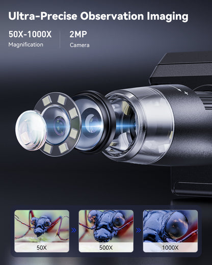 4.3" Digital Soldering Microscope – See Every Detail, Solder with Confidence