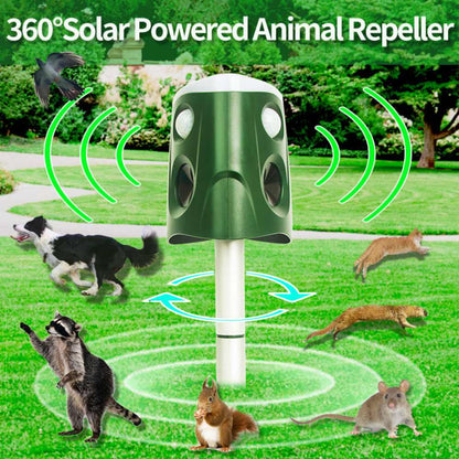 360° 3-in-1 Animal Repellent – Protect Your Garden, Humanely