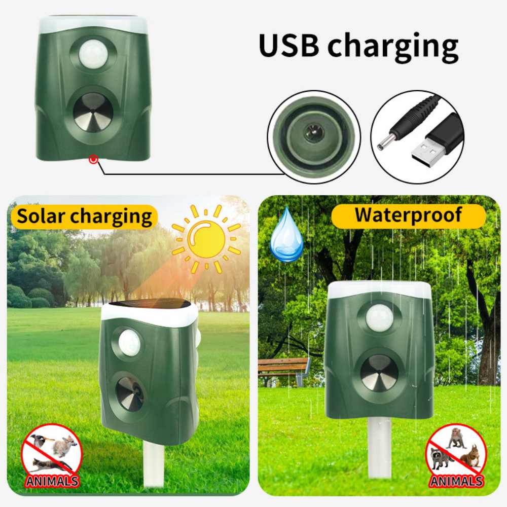 360° 3-in-1 Animal Repellent – Protect Your Garden, Humanely