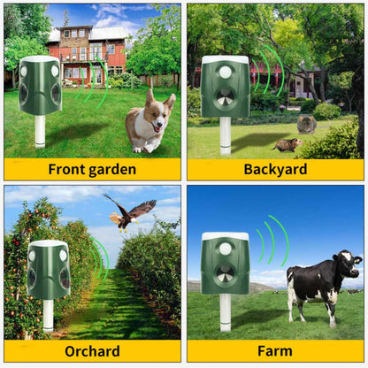 360° 3-in-1 Animal Repellent – Protect Your Garden, Humanely