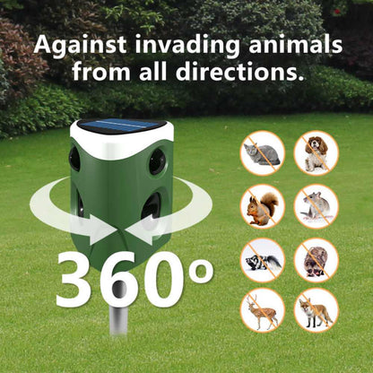 360° 3-in-1 Animal Repellent – Protect Your Garden, Humanely