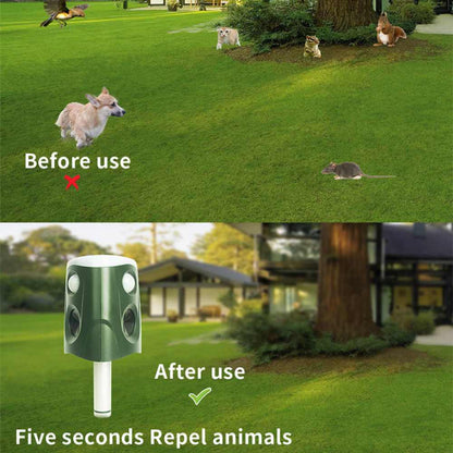 360° 3-in-1 Animal Repellent – Protect Your Garden, Humanely