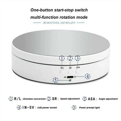 360° Motorized Rotating Display Stand – Showcase Products Like a Pro