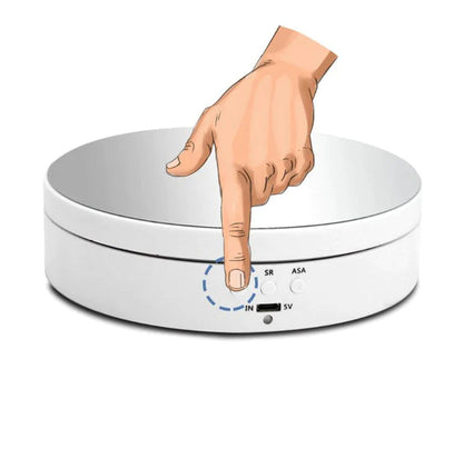 360° Motorized Rotating Display Stand – Showcase Products Like a Pro