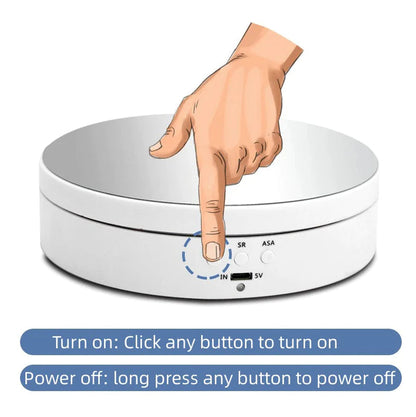 360° Motorized Rotating Display Stand – Showcase Products Like a Pro