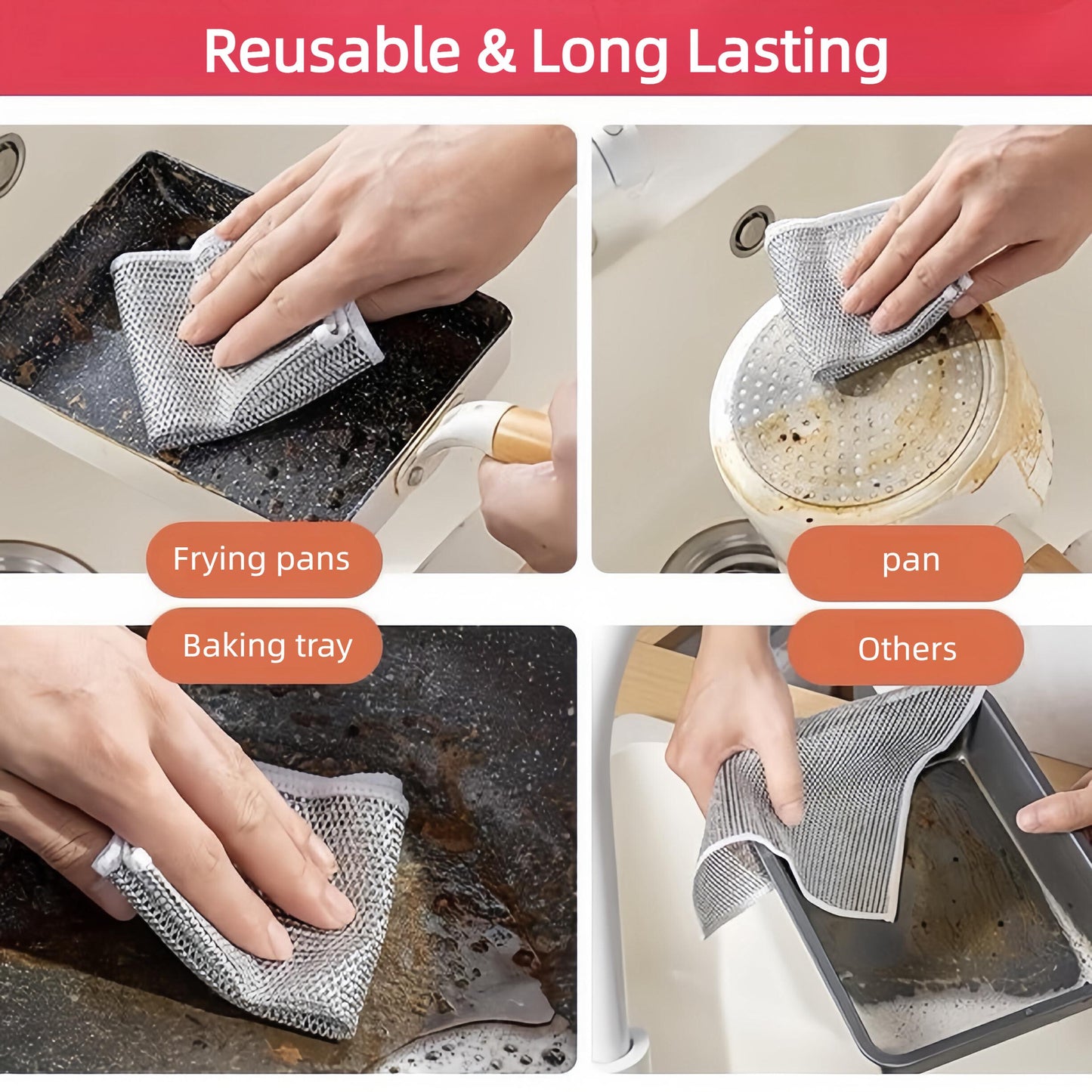 20-Pack Microfiber Cleaning Cloths – Scratch-Free Shine, Every Surface