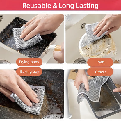 20-Pack Microfiber Cleaning Cloths – Scratch-Free Shine, Every Surface