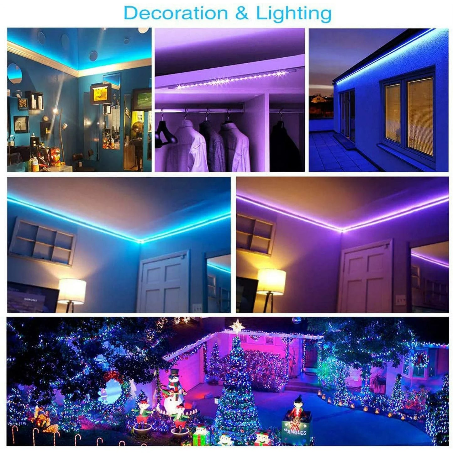 32ft LED Strip Lights – Transform Any Room in Minutes