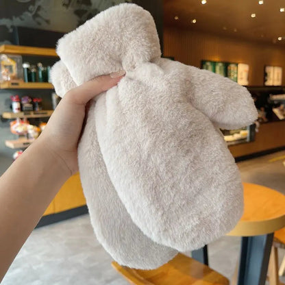 Fluffy Plush Mittens – Cloud-Soft Winter Warmth