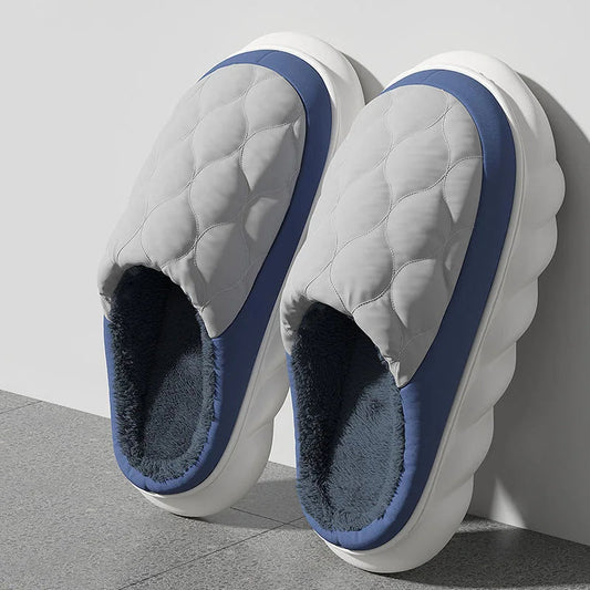 Waterproof Warm Winter Slippers for Men – Indoor Comfort Meets Outdoor Durability