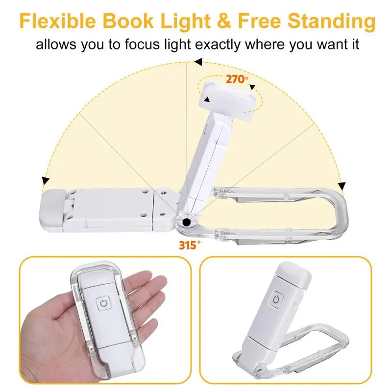 Clip-On LED Book Light – Read All Night, Sleep Easy